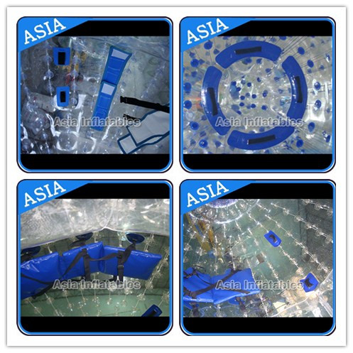 La palla gonfiabile variopinta di Zorb, PVC/TPU ha personalizzato la palla per spettacolo di sport