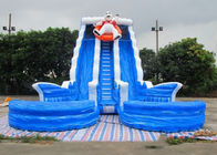 Backyard Dry and Wet Slides With Silk - Screen Printing  / Inflatable Pool Slide
