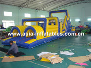 Inflatable Water Floating Obstacle Course For Park Rental Games