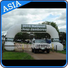 Bicycle Competition Finish Line Arch Inflatable With Leg For Rental