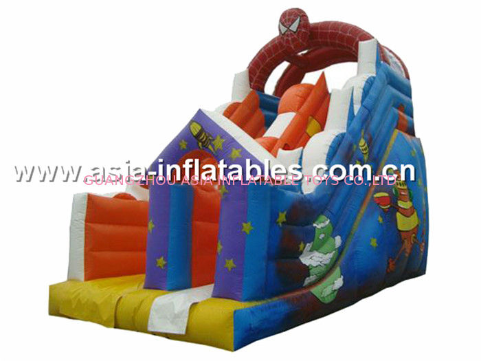 Home Use Inflatable Slide In Spiderman Design For Party Rental