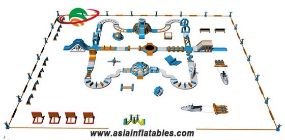 Parco gonfiabile dell'acqua del PVC del lago 0.9mm per i bambini